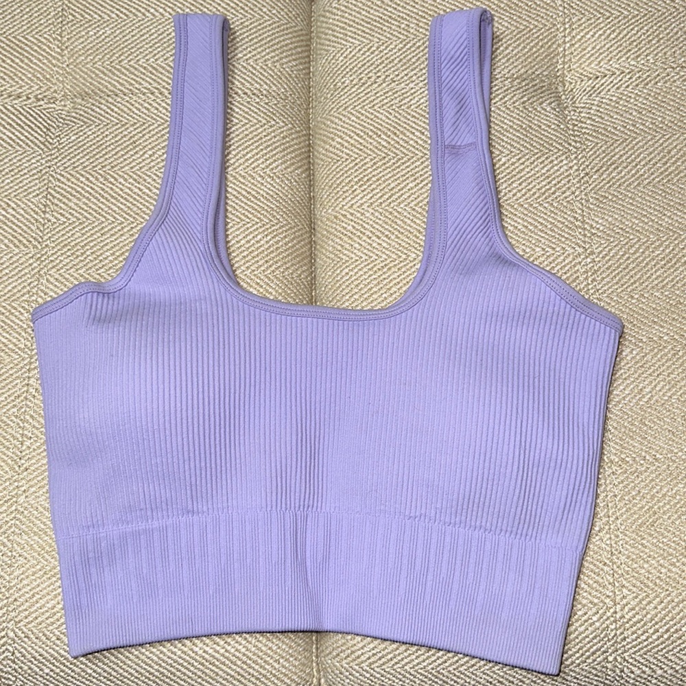 Cropped Tank Top/Sports Bra Large